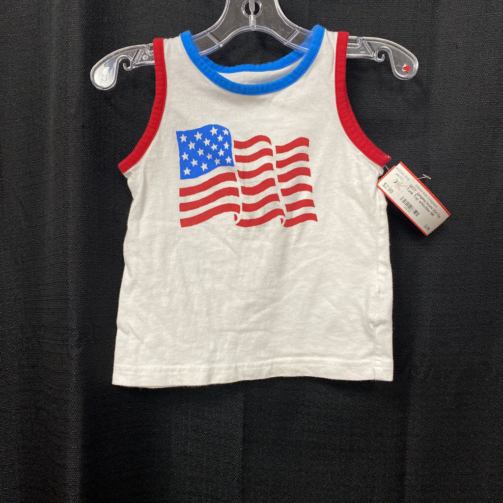 USA Flag Tank Top