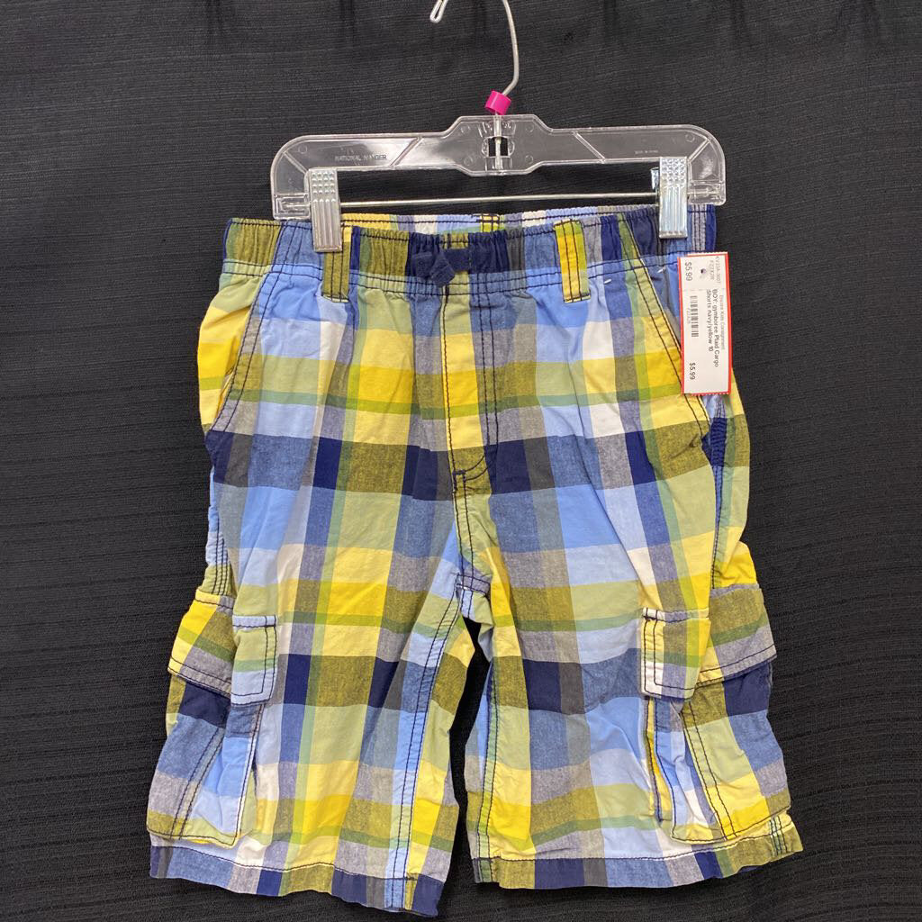 Plaid Cargo Shorts