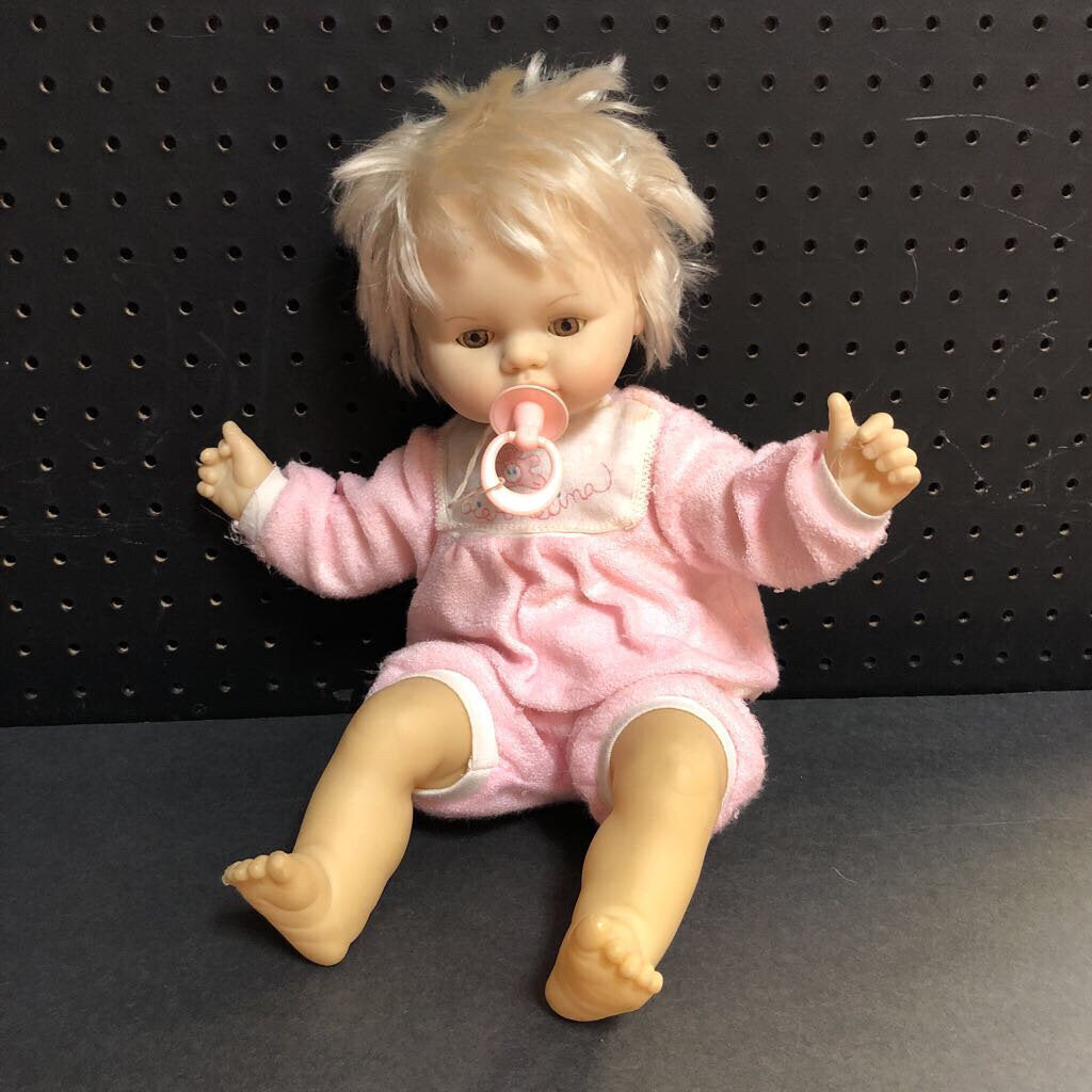 Baby Doll in Bear Outfit (Jesmar)battery operated