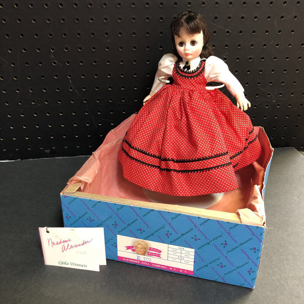 Little Women Jo Doll w/Stand 1976 Vintage Collectible