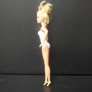 Doll in Painted On Sparkly Body Suit