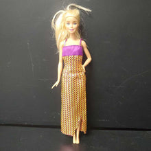 Load image into Gallery viewer, Doll in Sparkly Checkered Dress
