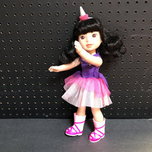 Load image into Gallery viewer, Wellie Wishers Emerson Doll in Dress &amp; Shoes

