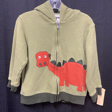 Load image into Gallery viewer, Zip Up Dinosaur Jacket
