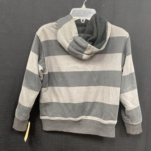 Striped Zip Up Jacket