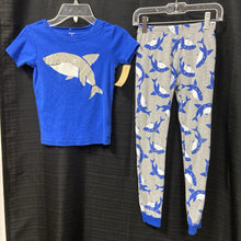 Load image into Gallery viewer, 2pc Shark Sleepwear
