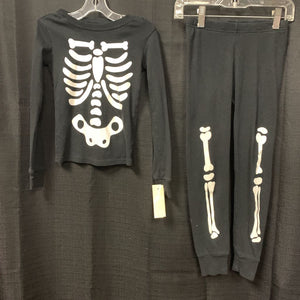 2pc Halloween Skeleton Sleepwear