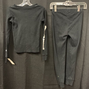 2pc Halloween Skeleton Sleepwear