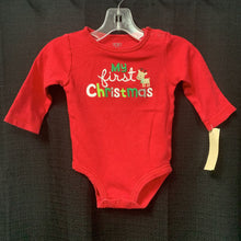 Load image into Gallery viewer, &quot;My first Christmas&quot; Onesie
