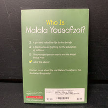 Load image into Gallery viewer, Who is Malala Yousafzai? (Who HQ) (Dinah Brown) (Notable Person) -educational
