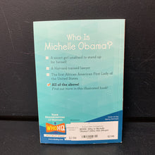 Load image into Gallery viewer, Who is Michelle Obama? (Who HQ) (Megan Stine) (Notable Person) (Black History Month) (Puffin Cover) -series educational paperback
