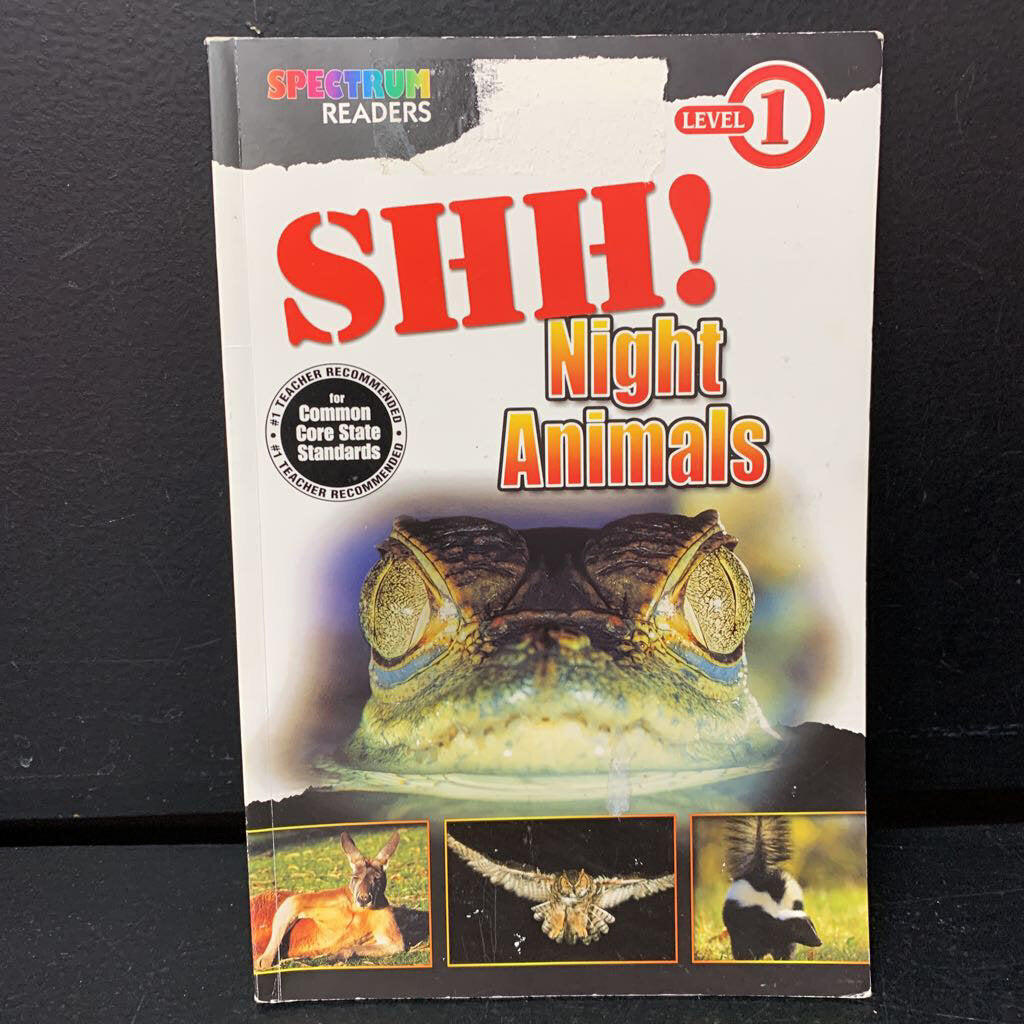Shh! Night Animals (Spectrum Readers Level 1) -reader