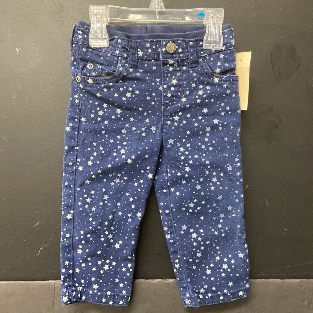 Denim Star Pants