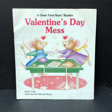 Load image into Gallery viewer, Valentine&#39;s Day Mess (Giant First-Start Reader) (Holiday: Valentine&#39;s Day, Season: Winter) -reader paperback
