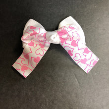 Load image into Gallery viewer, Valentine's Day Heart Hairbow Clip
