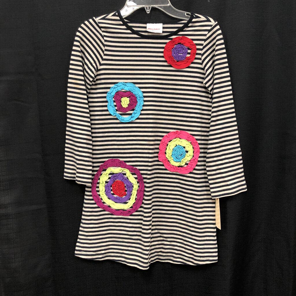 Striped Flower Tunic