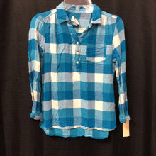Load image into Gallery viewer, Plaid Button Down Top
