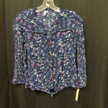Load image into Gallery viewer, Flower Button Down Top
