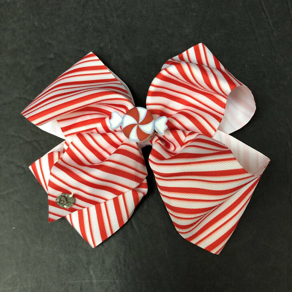 Peppermint Candy Christmas Hairbow Clip
