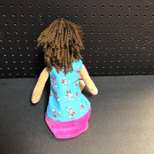 Load image into Gallery viewer, Plush African American Doll in Hershey's Kiss Dress
