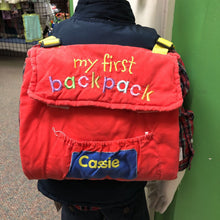 Load image into Gallery viewer, "my first backpack "Cassie" Soft Book
