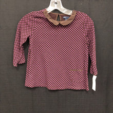 Load image into Gallery viewer, Polka Dot Collared Top
