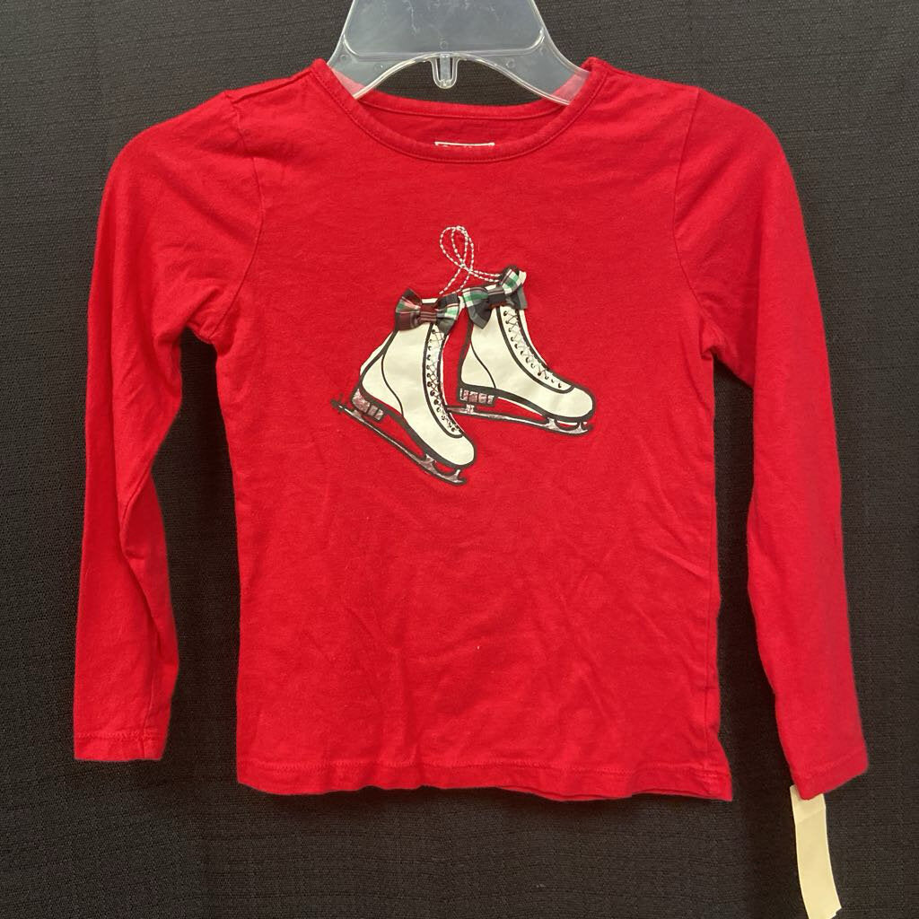 Ice Skates w/Bow Top