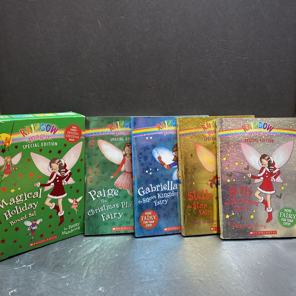 Magical Holiday Boxed Set Christmas (Rainbow Magic Special Edition) (Daisy Meadows) (Season: Winter, Holiday) -series paperback