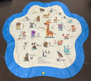 Splash Pad alphabet sprinkler activity mat (Jonyj)