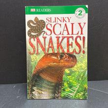 Load image into Gallery viewer, Slinky, Scaly Snakes (DK Readers: Level 2) -educational reader
