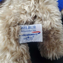 Load image into Gallery viewer, Wilbur the Bear Plush (British Airways)
