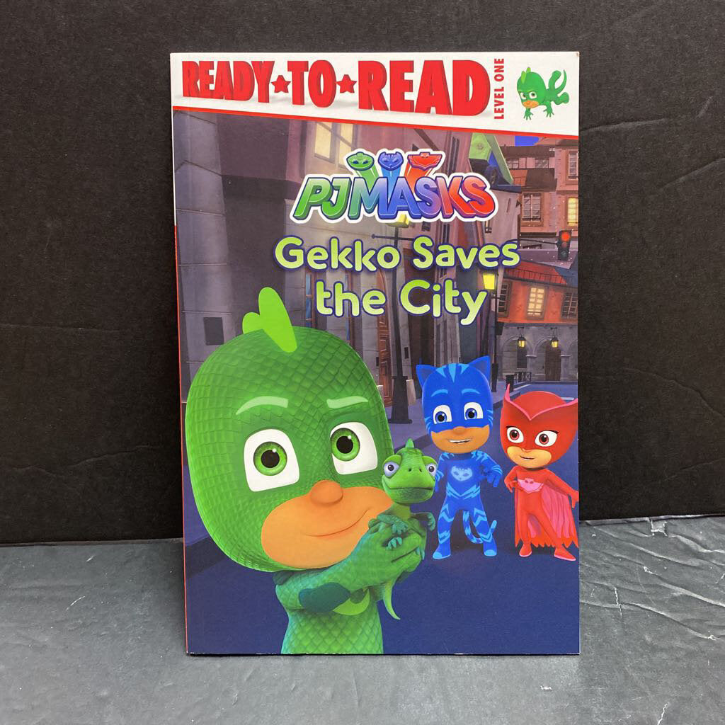 Gekko Saves the City (PJ Masks) (Ready to Read Level 1) -character reader paperback