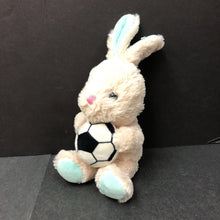 Load image into Gallery viewer, Plush Bunny w/Soccer Ball
