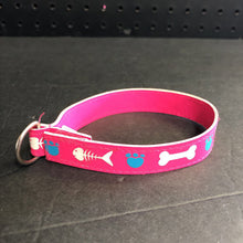 Load image into Gallery viewer, Fish Bone Paw Print Collar
