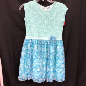Lace flower dress