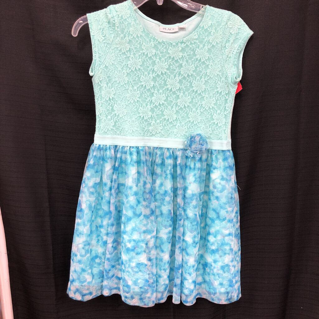 Lace flower dress