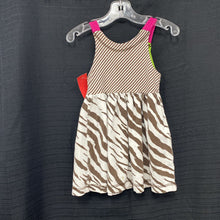 Load image into Gallery viewer, Zebra stripe dress
