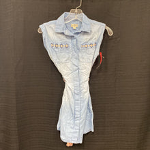Load image into Gallery viewer, Chambray collar dress w/ belt
