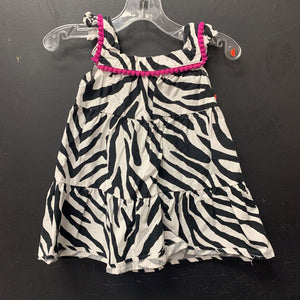 Zebra print dress