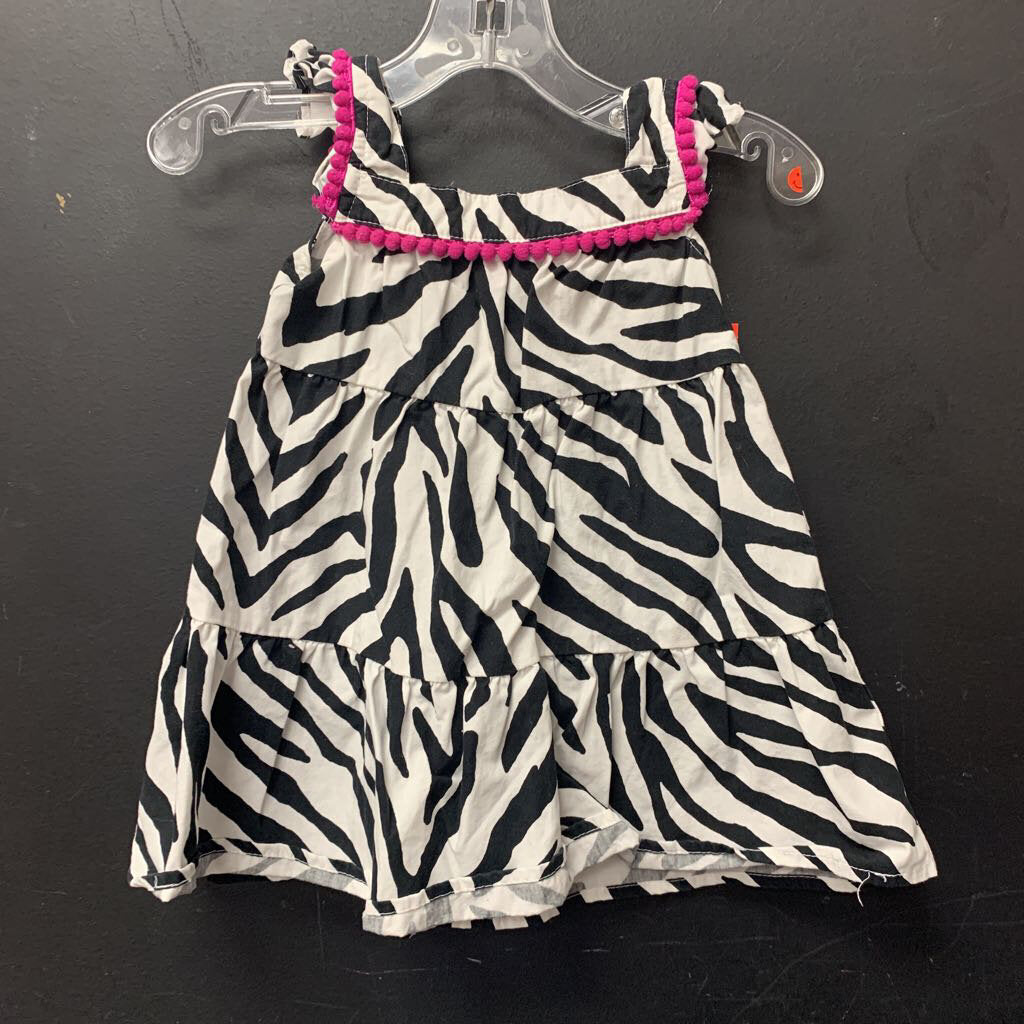 Zebra print dress