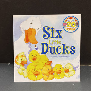 Six Little Ducks with Music CD (Kim Thompson) -paperback – Encore