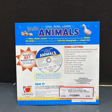 Load image into Gallery viewer, Farm Animals: Sing, Read, Learn! w/ music CD (Kim Thompson) -paperback

