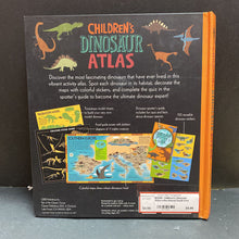 Load image into Gallery viewer, Children's Dinosaur Atlas-educational hardcover
