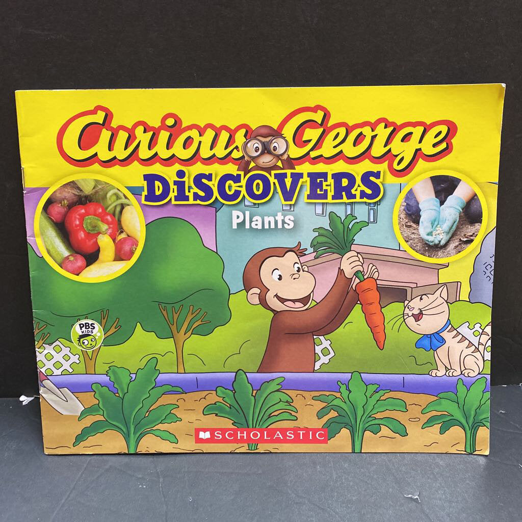Curious George Discovers Plants-educational paperback