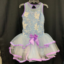 Load image into Gallery viewer, Girls Sequin Flower Leotard Dance Costume

