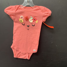 Load image into Gallery viewer, Bear w/Flowers Onesie
