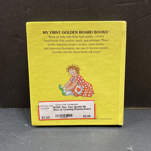 One. Two, Buckle My Shoe (A Counting Rhyme) (Golden Book) -board