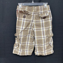 Load image into Gallery viewer, Plaid Cargo Shorts
