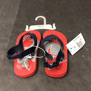 Boys Shark Flip Flops (NEW)