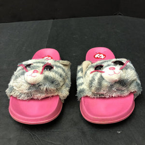 Girls Cat Slide On Shoes